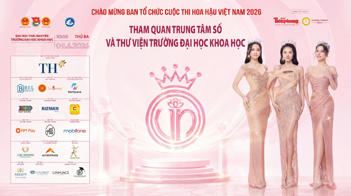 Ban tổ chức Hoa hậu Việt Nam 2026 đến tham quan Trung tâm Số